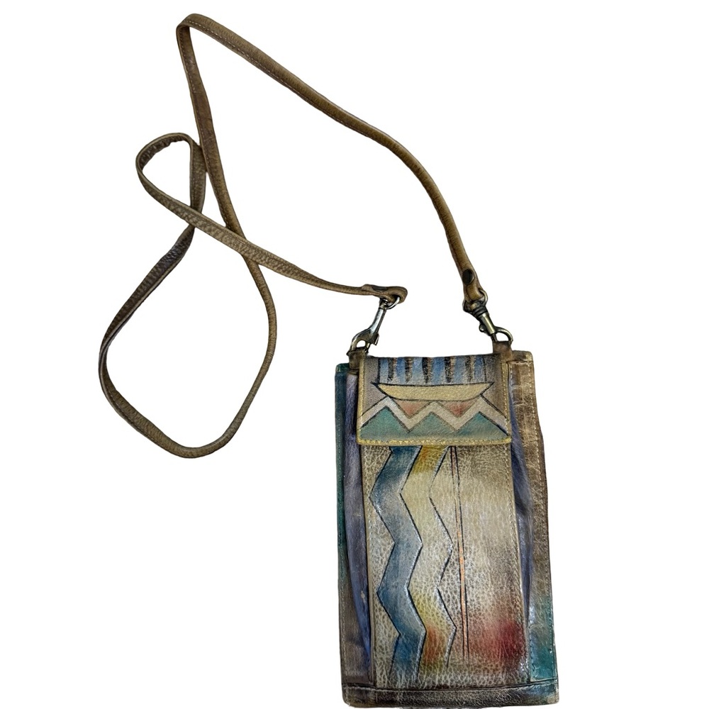 Anuschka leather crossbody bag - Picture 2 of 6